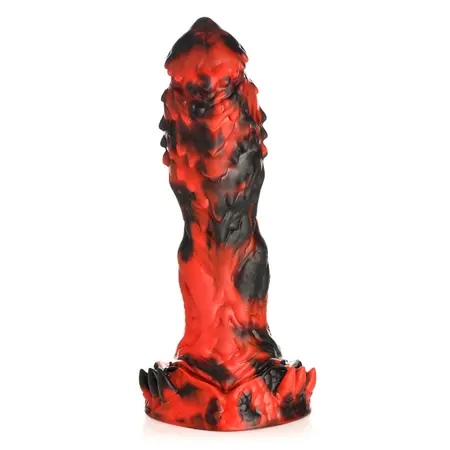 XR Brands Grim Reaper silikonski intimni uređaj crveno/crni, veliki