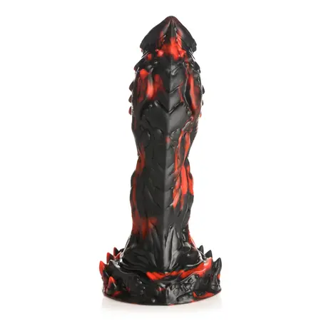 XR Brands Grim Reaper silikonski intimni uređaj crveno/crni, veliki