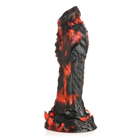 XR Brands Grim Reaper silikonski intimni uređaj crveno/crni, veliki