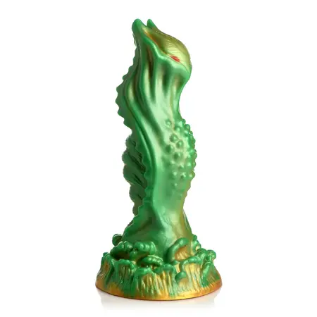 Nebula Andromeda Silicone Fantasy Model Green-Gold with Suction Base