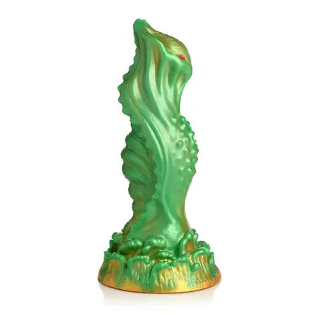 Nebula Andromeda Silicone Fantasy Model Green-Gold with Suction Base
