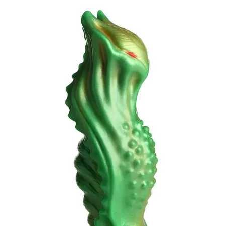 Nebula Andromeda Silicone Fantasy Model Green-Gold with Suction Base