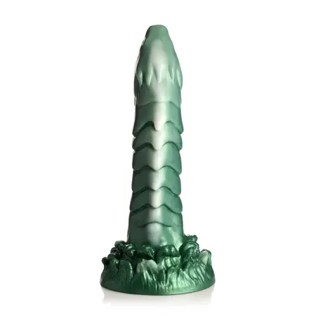 Creature Cockness Monster silikonski intimni uređaj zeleni - usisna baza