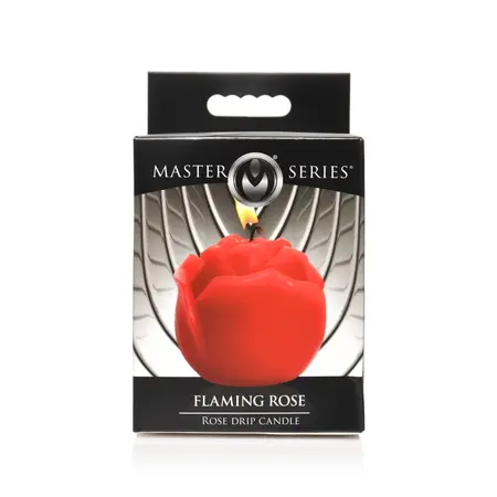 Flaming Rose kapajuća sveća crvena - niskotemperaturni parafinski model