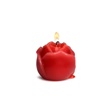 Flaming Rose kapajuća sveća crvena - niskotemperaturni parafinski model