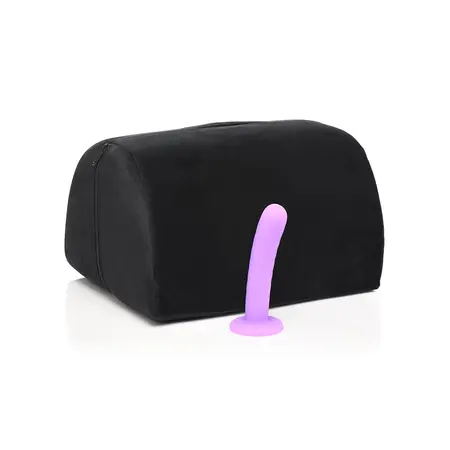XR Brands Love Toy jastuk crni - ergonomska potpora od pene visoke gustine