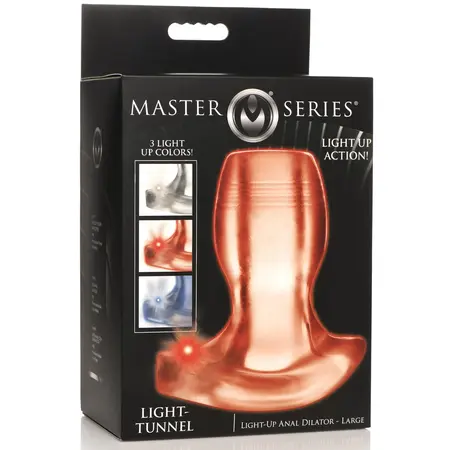 XR Brands Light-Tunnel veliki osvetljeni dilatator, providni TPE LED