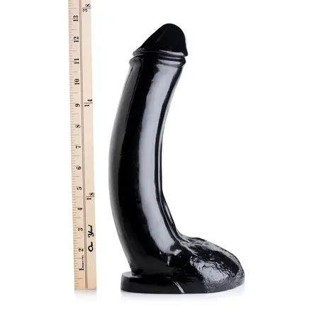 XR Brands Tremendous Trevor Large Black PVC Model 35 cm