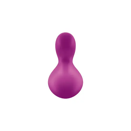 Viva la Vulva 3 Lay-On Vibrator Ljubičasta - Ergonomski Silikonski Model