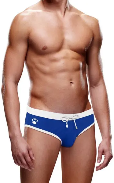 Prowler Swim Brief S Plava - Sportski Najlon Kupaći Veš sa Logo Detaljem