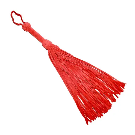 Prowler RED Kožni Flogger od Antilopa Crveni Otežana Drška 50 cm