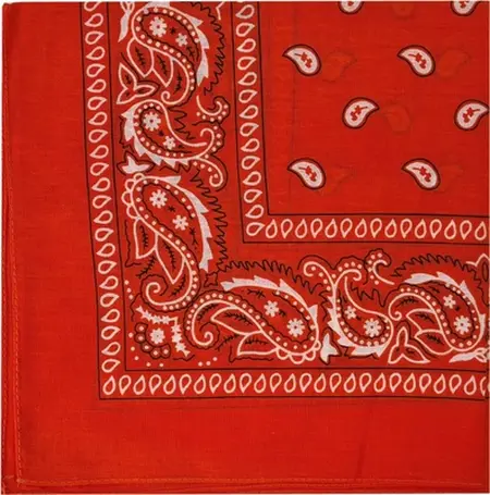 HankyCode Classic Bandana Orange - Signature Colorful Accessory