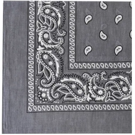 Hanky Grey Handkerchief - Cotton Accessory for Community Identification