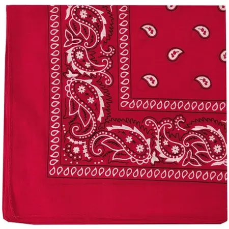 Hanky Code Cotton Handkerchief Red - Symbolic Accessory 55x55cm