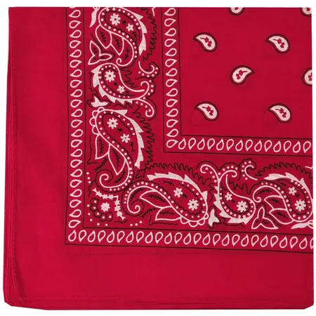 Hanky Code Cotton Handkerchief Red - Symbolic Accessory 55x55cm