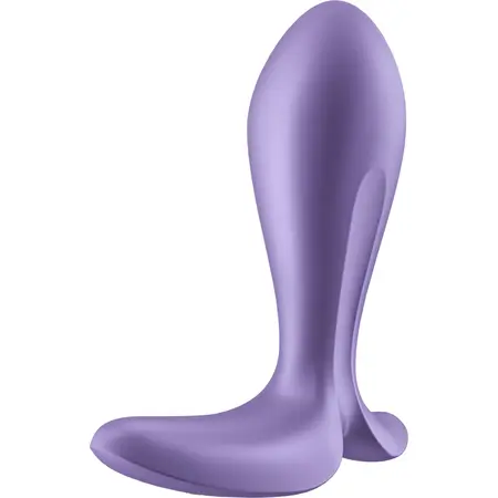 Satisfyer Intensity Plug Purple - Silicone, App-Controlled, Waterproof