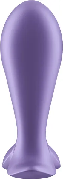 Satisfyer Intensity Plug Purple - Silicone, App-Controlled, Waterproof