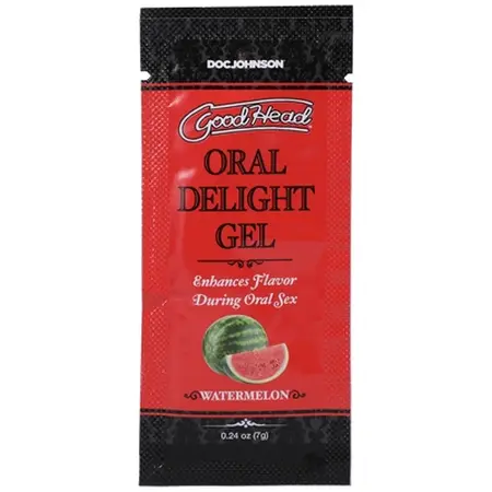 Doc Johnson Oral Delight Gel Watermelon Bulk 48x7g Sugar-Free Formula