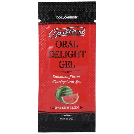 Doc Johnson Oral Delight Gel Watermelon Bulk 48x7g Sugar-Free Formula