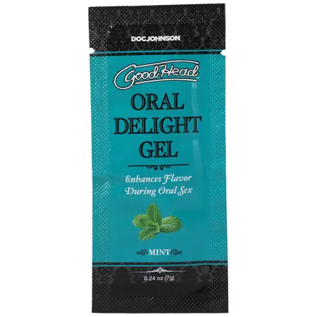 Pipedream Oral Delight Gel Mint Bulk Refill 48 x 7g Single-Use Packs