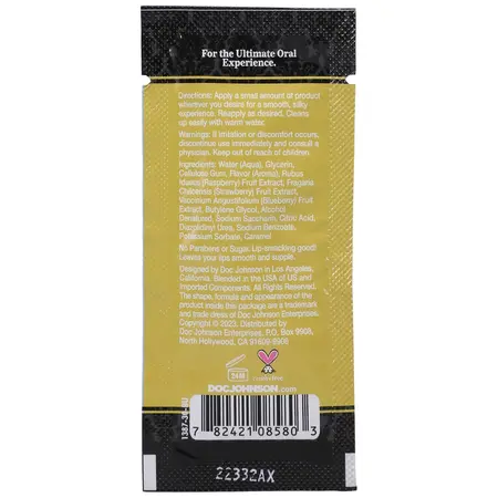 Doc Johnson Oral Delight Gel French Vanilla Bulk 48-Pack 7g Sachets