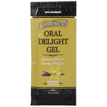 Doc Johnson Oral Delight Gel French Vanilla Bulk 48-Pack 7g Sachets