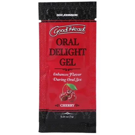 Pipedream Oral Delight Gel Cherry Bulk Refill 48 Sachets 7g Each