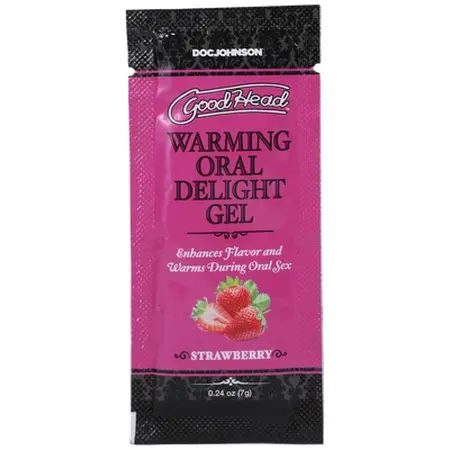 Doc Johnson GoodHead Warming Gel Strawberry Bulk 48 x 7g Refill Pack
