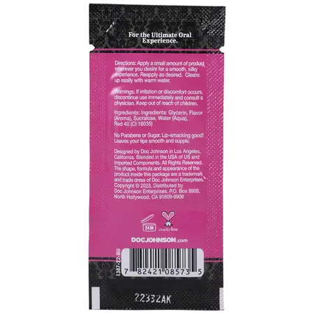 Doc Johnson GoodHead Warming Gel Strawberry Bulk 48 x 7g Refill Pack