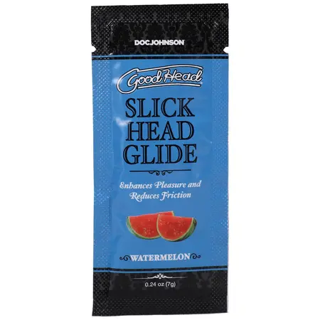 Doc Johnson Slick Head Glide Watermelon 48x7g Vegan Lubricant Pack