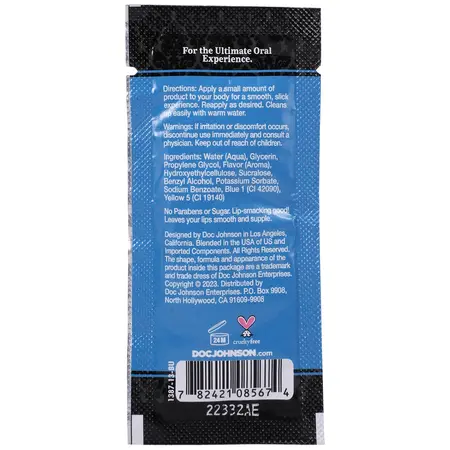 Doc Johnson Slick Head Mint Glide Bulk Refill 48 x 7g Vegan Lubricant