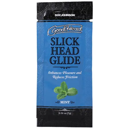 Doc Johnson Slick Head Mint Glide Bulk Refill 48 x 7g Vegan Lubricant