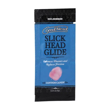 Doc Johnson Slick Head Glide Cotton Candy Bulk Refill 48x7g Vegan Formula