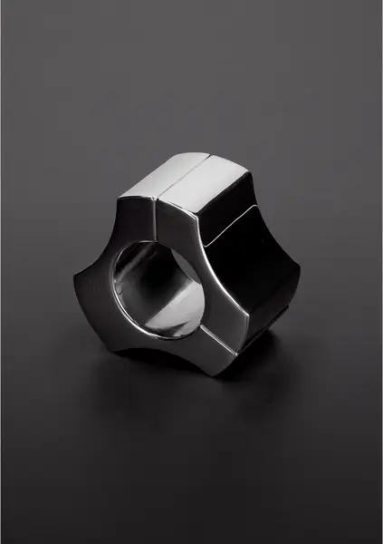 Ouch! Deluxe magnetni čelični rastezač za testise – 36 mm, srebrni
