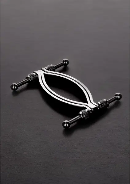 Ouch! Adjustable Intimate Clamp Stainless Steel with Soft Tips