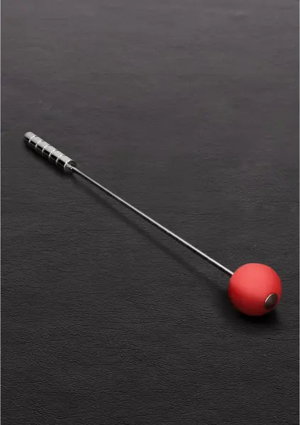 Shots Steel Butt Bruiser Crop 50 cm Stainless Steel & Silicone Handle