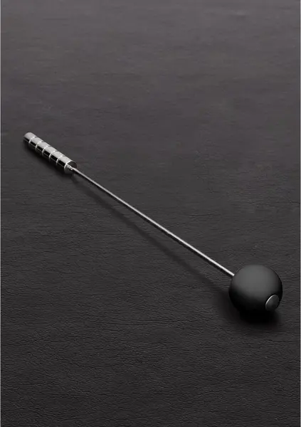 Shots Steel Intimate Crop 50cm - Silicone Tip & Steel Handle