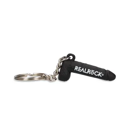 RealRock Key Chain Black - Durable Promotional Accessory