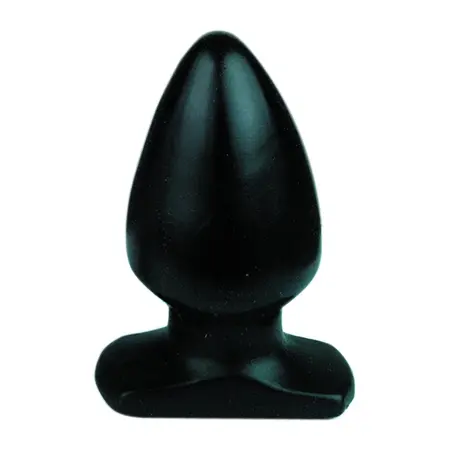 Buttplug and Joy M Crni - Anatomski Silikonski Čep, Srednja Veličina
