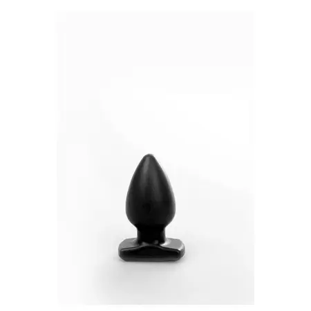 Buttplug and Joy M Crni - Anatomski Silikonski Čep, Srednja Veličina