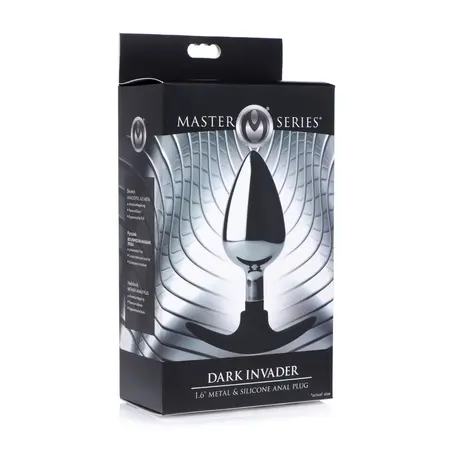 Dark Invader Veliki Hibridni Metalno-Silikonski Čep Nikl-Free