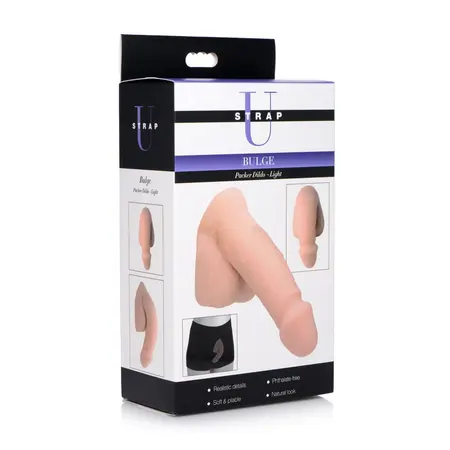 Sport Fucker Bulge Soft Packer Model - Anatomically Shaped Silicone, Beige