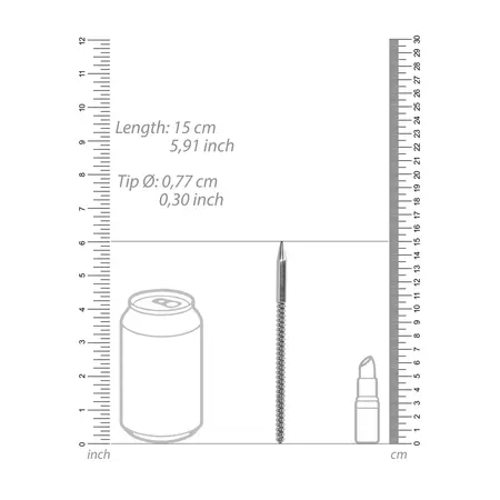 Mystim Čelični Rebrasti Dilatator 0,3/8 mm – Precizni Medicinski Alat