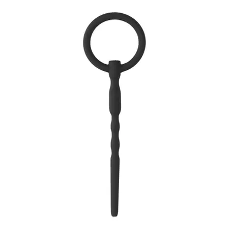 Shots Silicone Flexible Urethral Plug 7mm Body-Safe Black