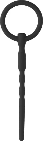 Shots Silicone Flexible Urethral Plug 7mm Body-Safe Black