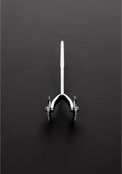 Shots DUO Double Wartenberg Pinwheel Nerđajući Čelik Crni