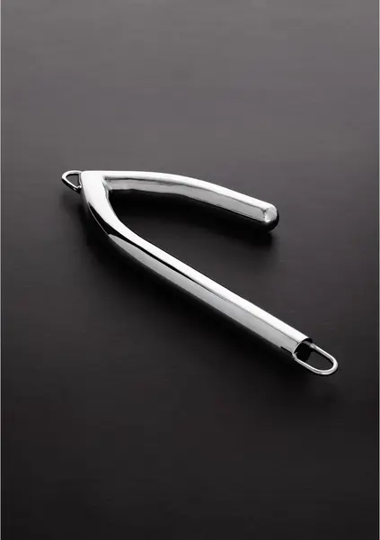 Master Series Stainless Steel Bondage Hook with Dual Attachment Rings