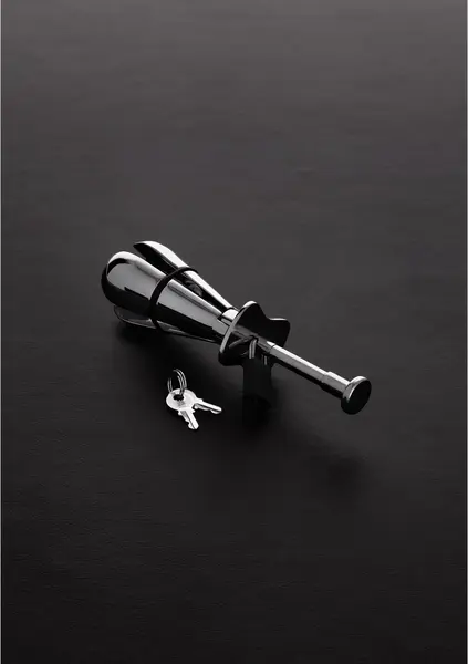 Master Series Stainless Steel Locking Plug Junior - Expandable Design