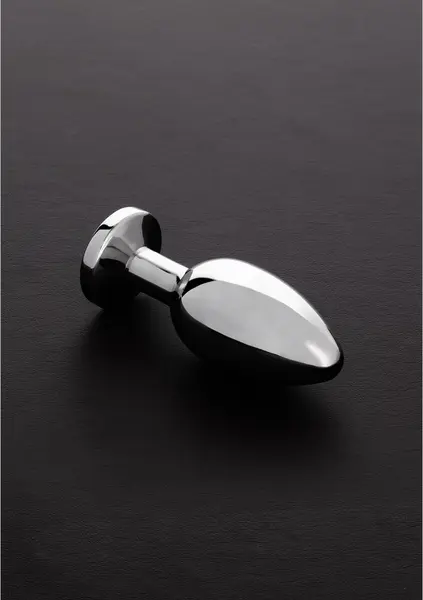 Rimba Stainless Steel Intimate Plug Medium with Decorative Gemstone