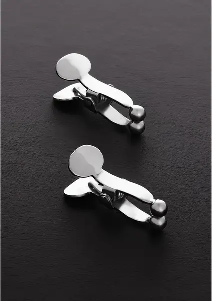 Master Series Steel Pincher Adjustable Nipple Clamps Ball Tipped